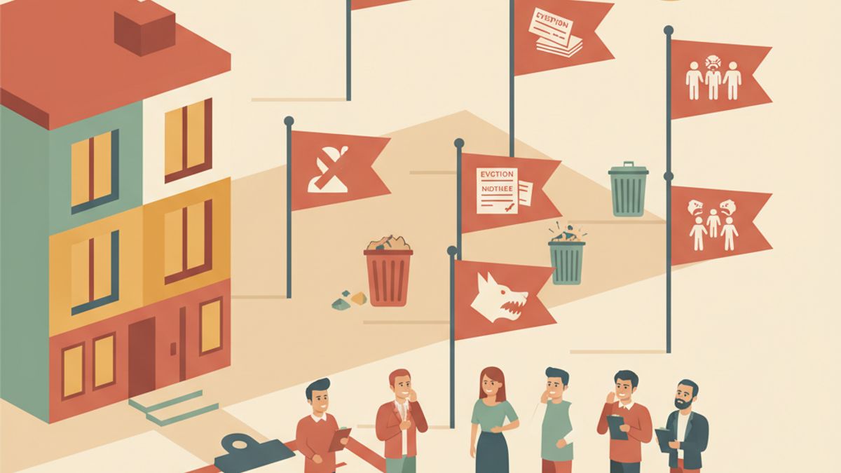 Featured image for 7 Red Flags in Tenant Applications: A Small Landlord's Screening Checklist - Property management article